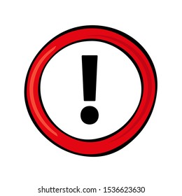 warning icon, traffic prohibit sign