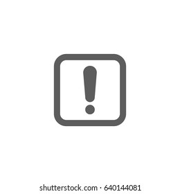 Warning Icon in trendy flat style isolated on white background. Award symbol for your web site design, logo, app, UI. Vector illustration, EPS10.