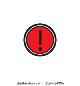 warning icon vector