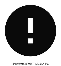 Warning icon vector