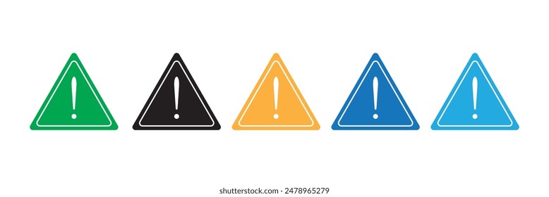 Warning Icon Vector. The attention icon. Danger symbol. Alert icon