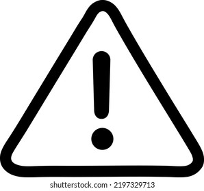 Warning icon vector , Attention illustration on white background..eps
