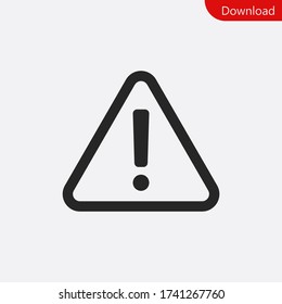 Warning icon vector eps 10