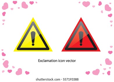 warning icon vector illustration.