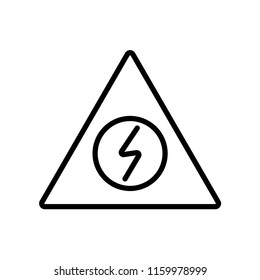 Warning icon vector isolated on white background, Warning transparent sign