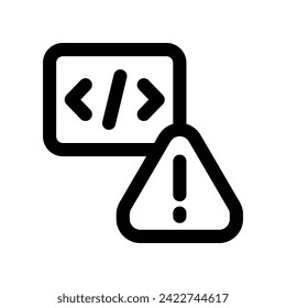 icono de advertencia. icono de línea vectorial para tu sitio web, móvil, presentación y diseño de logotipo.