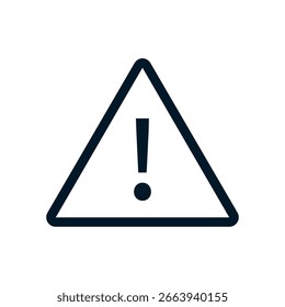 Warning icon, Vector logo sign, Illustration, shape, design, UX UI icon, editable eps