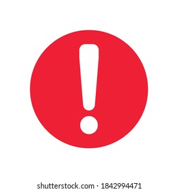 Warning icon vector modern design in trendy style for web site and mobile app on white background