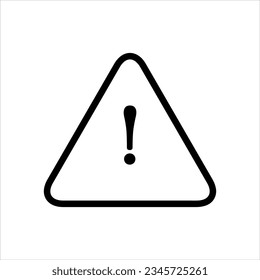 Warning icon vector modern design, for site and app..eps