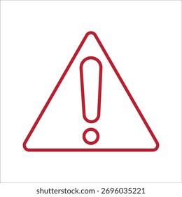 Ícone de aviso vetor design moderno em estilo moderno para site e aplicativo móvel no fundo branco