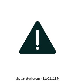 Warning icon vector sign