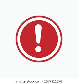 Warning Icon - Vector, Sign and Symbol for Design, Presentation, Website or Apps Elements.