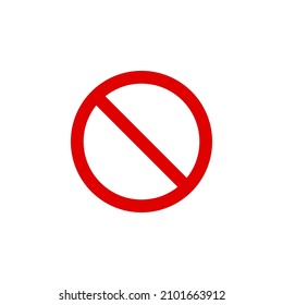 warning icon vector. stop sign symbol design