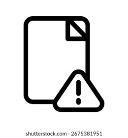 Icono de advertencia Ilustración de diseño de símbolo de Vector