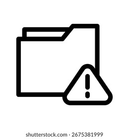 Ilustração de design de símbolo de vetor de ícone de aviso