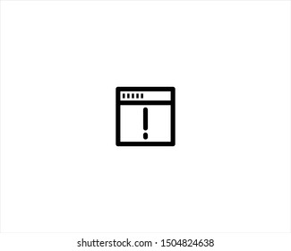 warning icon vectors - eps10
