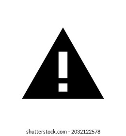 Imagen de advertencia e icono del vector de advertencia.