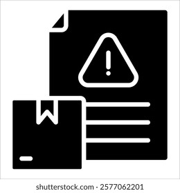 Warning Label Icon Element For Design