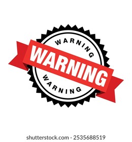 Warning Letter Rubber Stamp Template