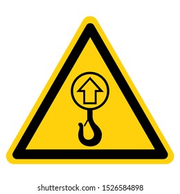 Warning Lift Point Symbol Sign,Vector Illustration, Isolated On White Background Label. EPS10 