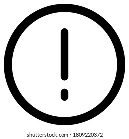warning line icon set vector
