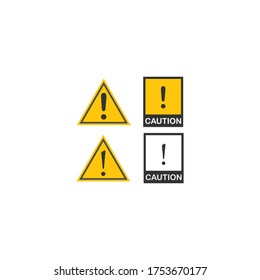 Warnemblem, Verbot, Ausstellungszeichen Vorsicht Symbol Vorlagengrafik