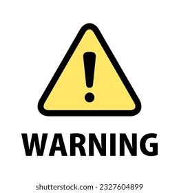 WARNING: A warning mark for attention.