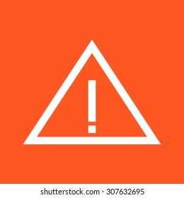 Warning, mark, exclamation icon vector image.Can also be used for user interface. Suitable for mobile apps, web apps and print media.