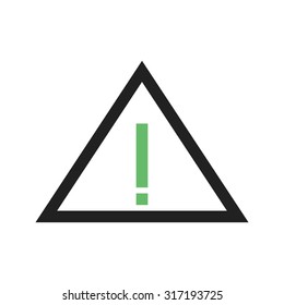 Warning, mark, exclamation icon vector image.Can also be used for user interface. Suitable for mobile apps, web apps and print media.