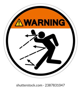 Aviso De Signo De Símbolo De Patrocinio De Material, Ilustración De Vector, Aislado En Etiqueta De Fondo Blanco .EPS10