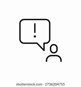 warning message icon sign vector