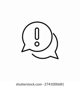 warning message icon sign vector