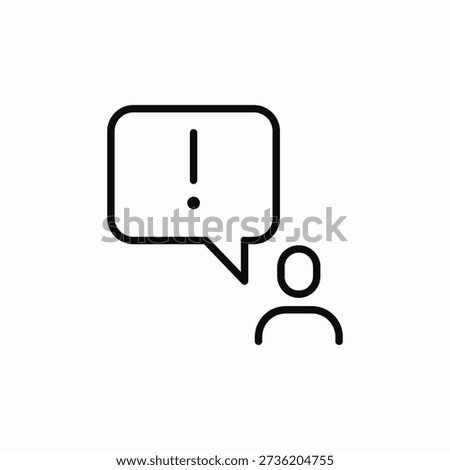 warning message icon sign vector