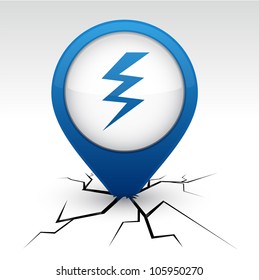 warning modern icon. Vector illustration.