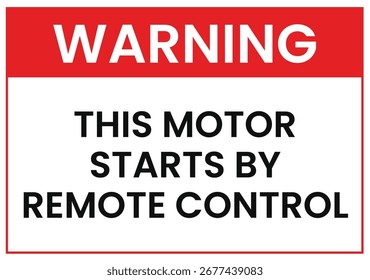 Advertencia de arranque del motor por control remoto