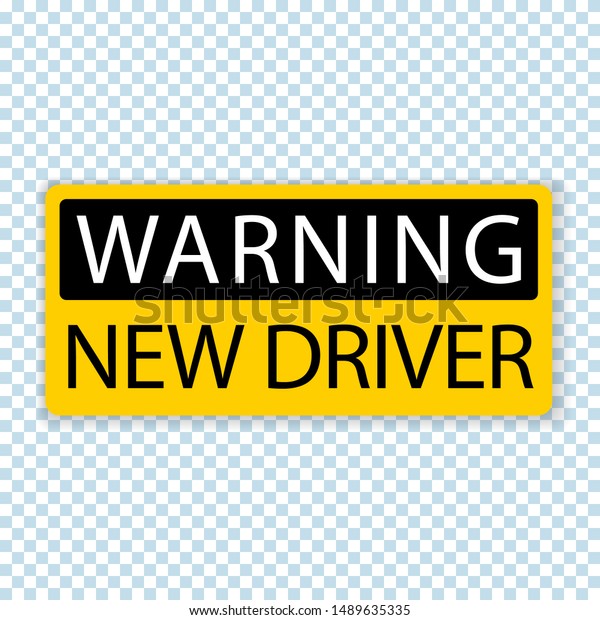 Warning new driver, sheet sticker for car\
auto school students practical riding\
lessons