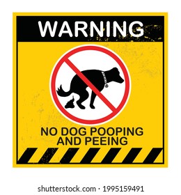advertencia, no hay perros que se paseen y orinen