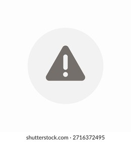 ícone de aviso de aviso sinal vetor