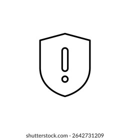Notificación de advertencia, peligro, icono de alerta