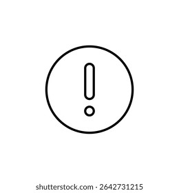 Notificación de advertencia, peligro, icono de alerta