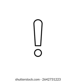 Notificación de advertencia, peligro, icono de alerta