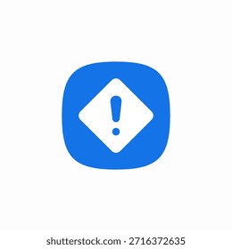 ícone de notificação de aviso sinal vetor