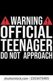 
Warning Official Teenager eps cut file for cutting machine