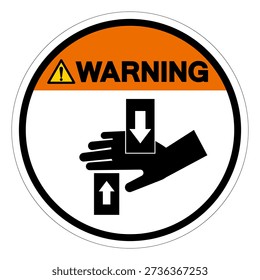 Warning Pich Point Symbol Sign, Vector Illustration, Isolate On White Background Label.EPS10
