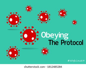 carteles de advertencia para cumplir con el protocolo COVID 19