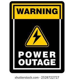 Advertencia, corte de energía, Vector de señal
