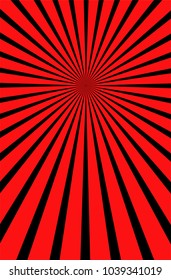 Warning Ray red stripe Extending below