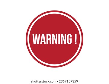 warning red banner design vector illustration