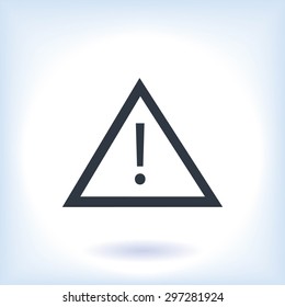 warning road sign icon