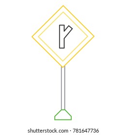 warning road signs design